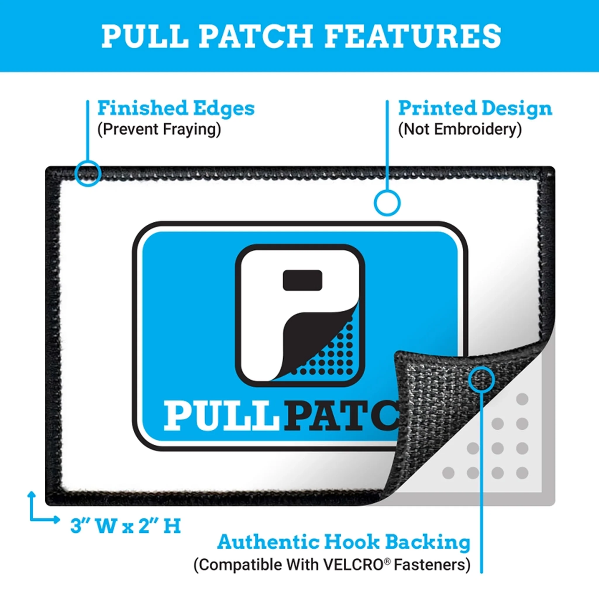 American Flag Hook and Loop Patch - Image 2