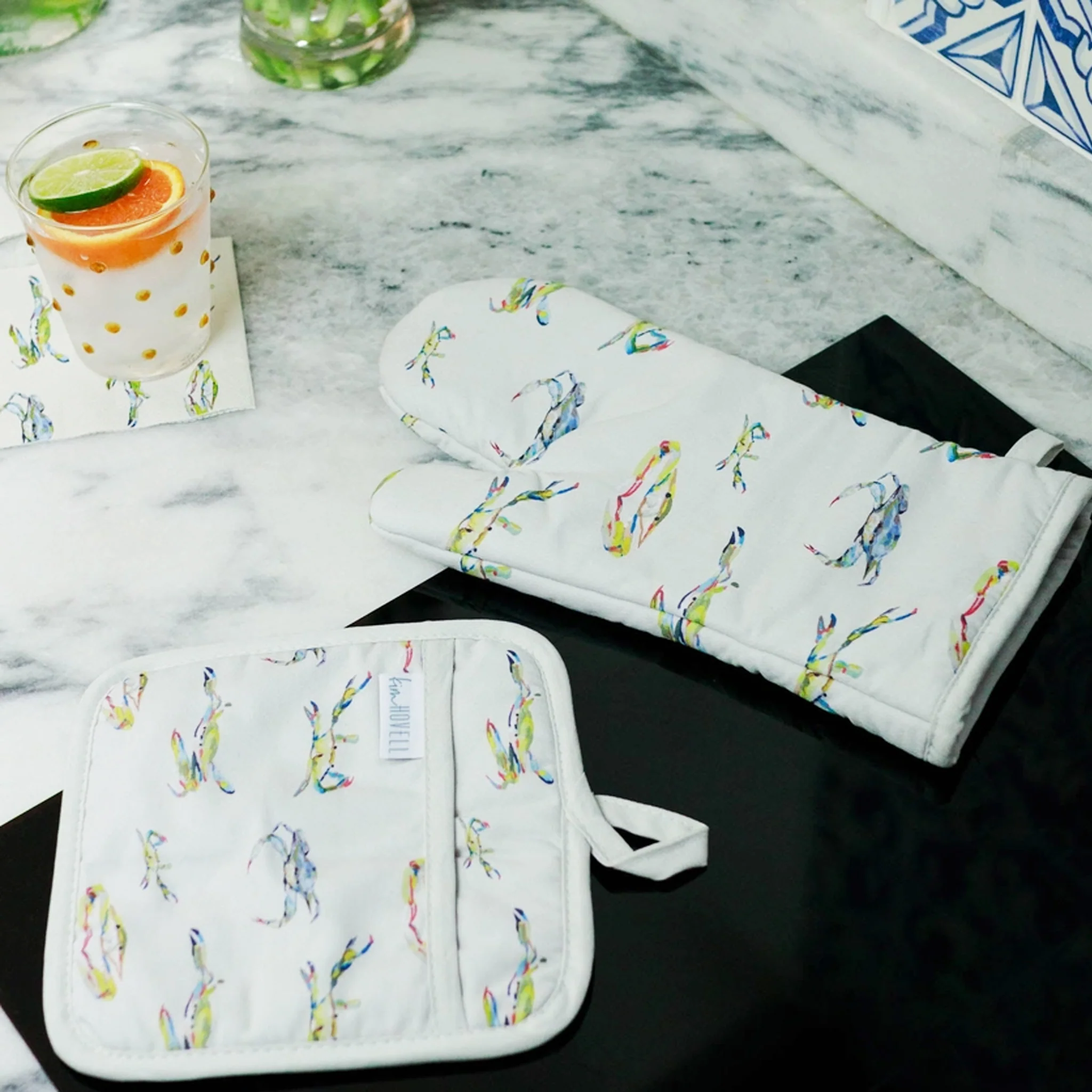 Bay Blues Multi Crab Cocktail Paper Napkins - Image 5