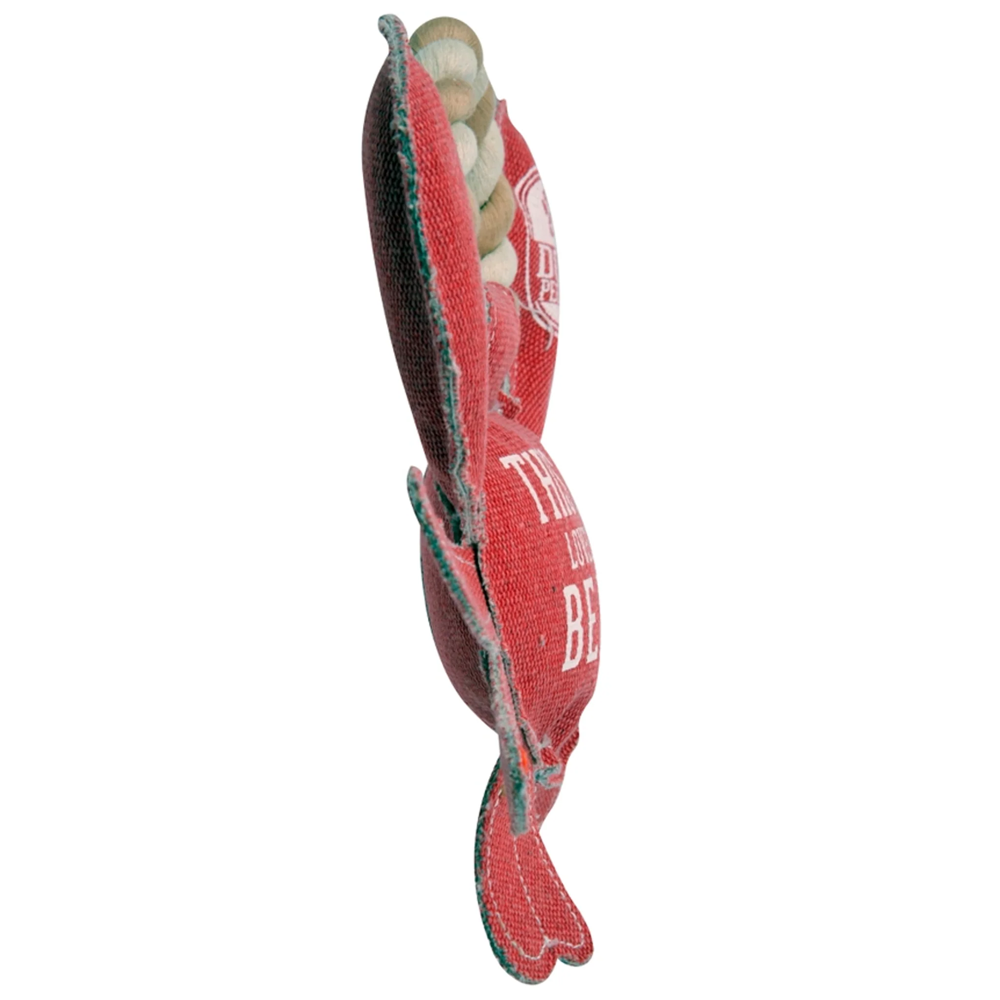 Beach Dog Red Crab Canvas Dog Toy - Image 4