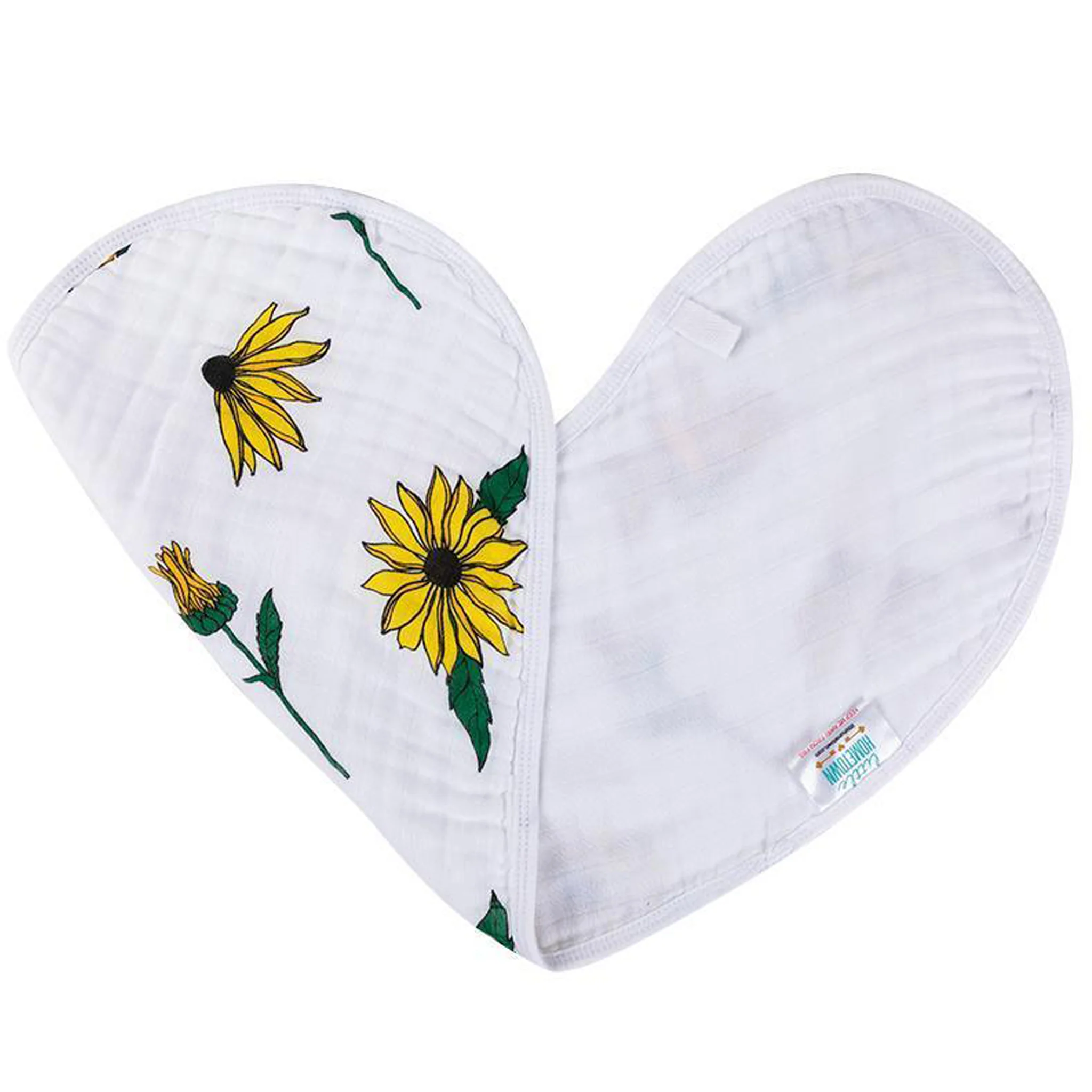 Black Eyed Susan Baby 2-in-1 Burp Cloth and Bib - Image 2