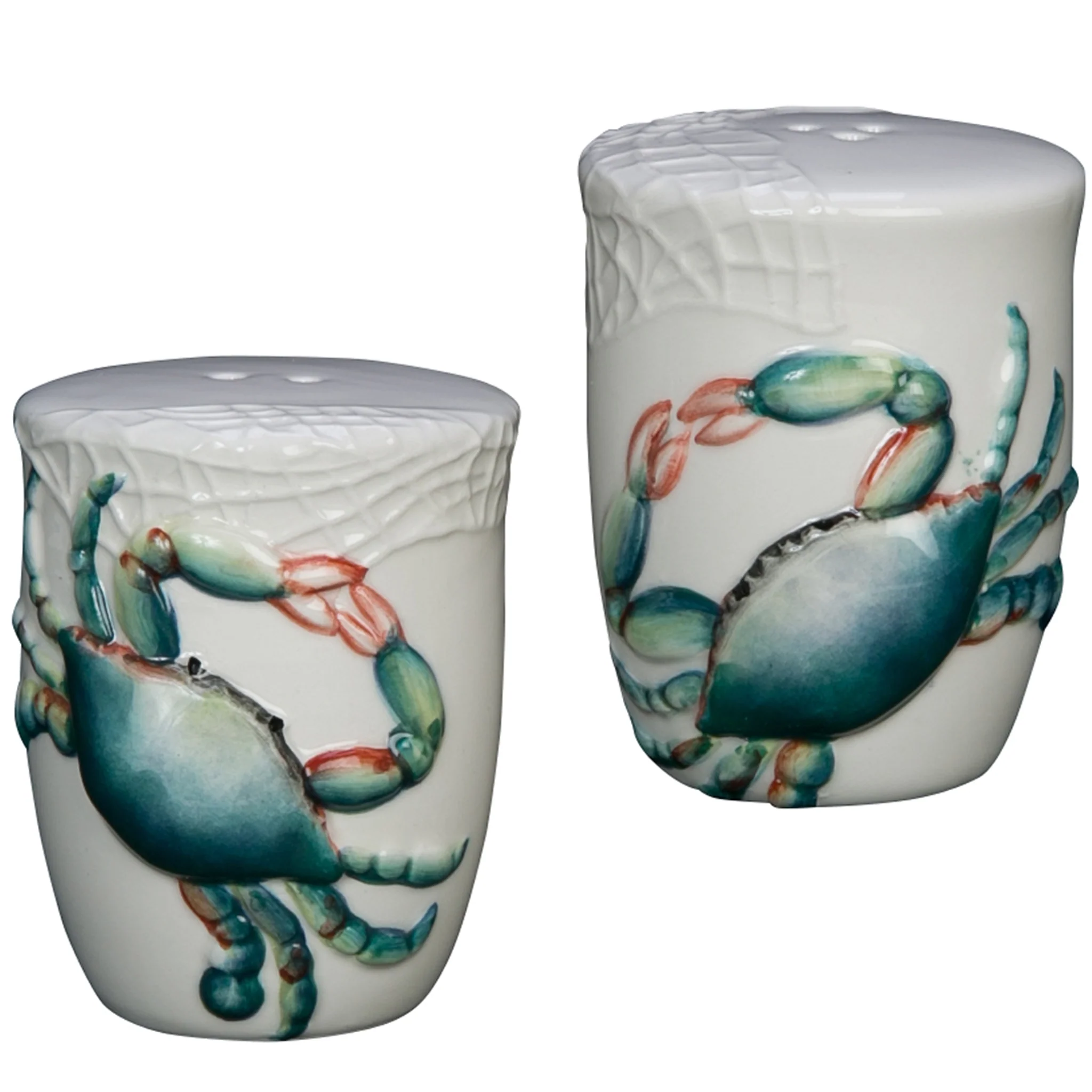 Blue Crabs Ceramic Salt & Pepper Set