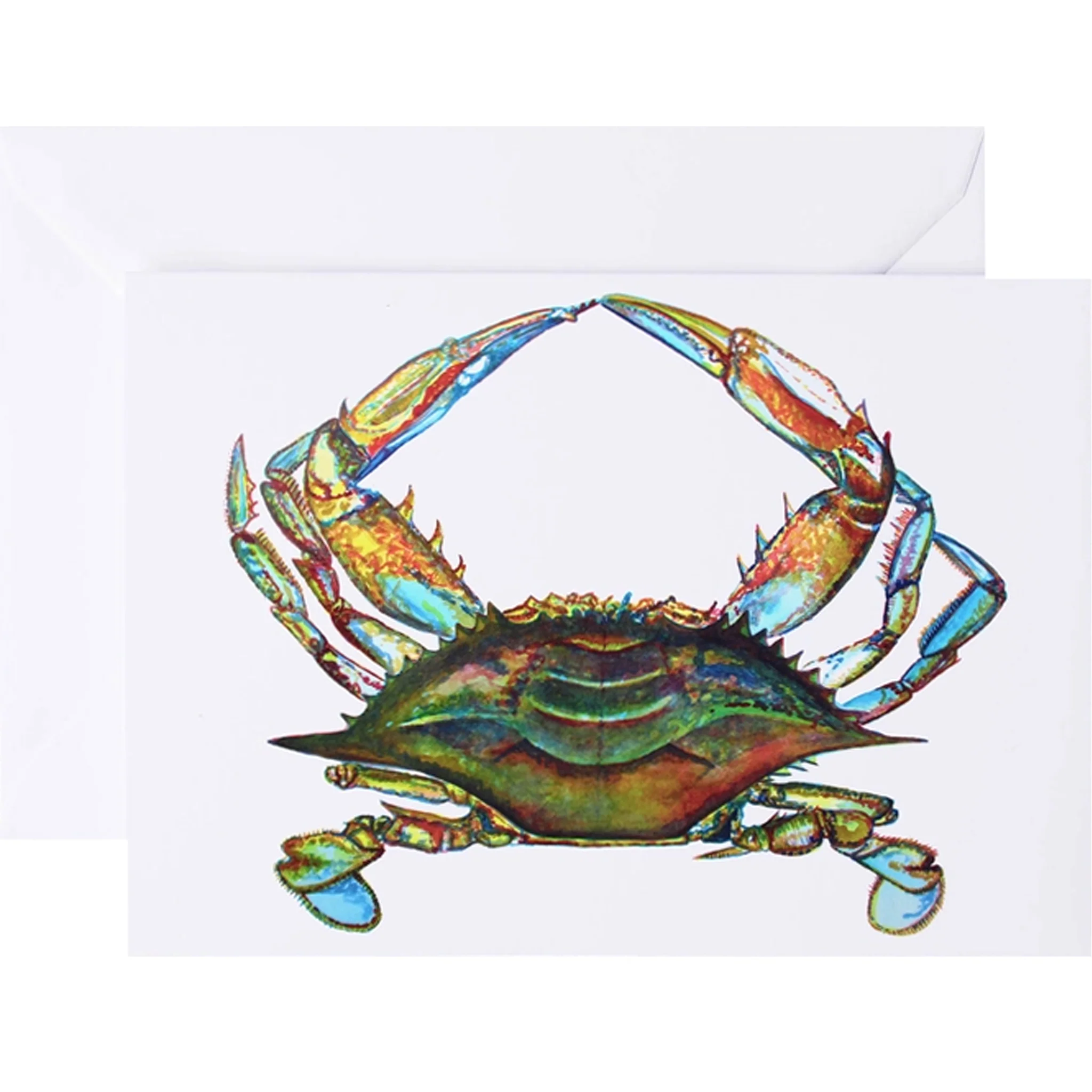 Chesapeake Bay Blue Crab Watercolor Art - Print, Mug or Greeting Card