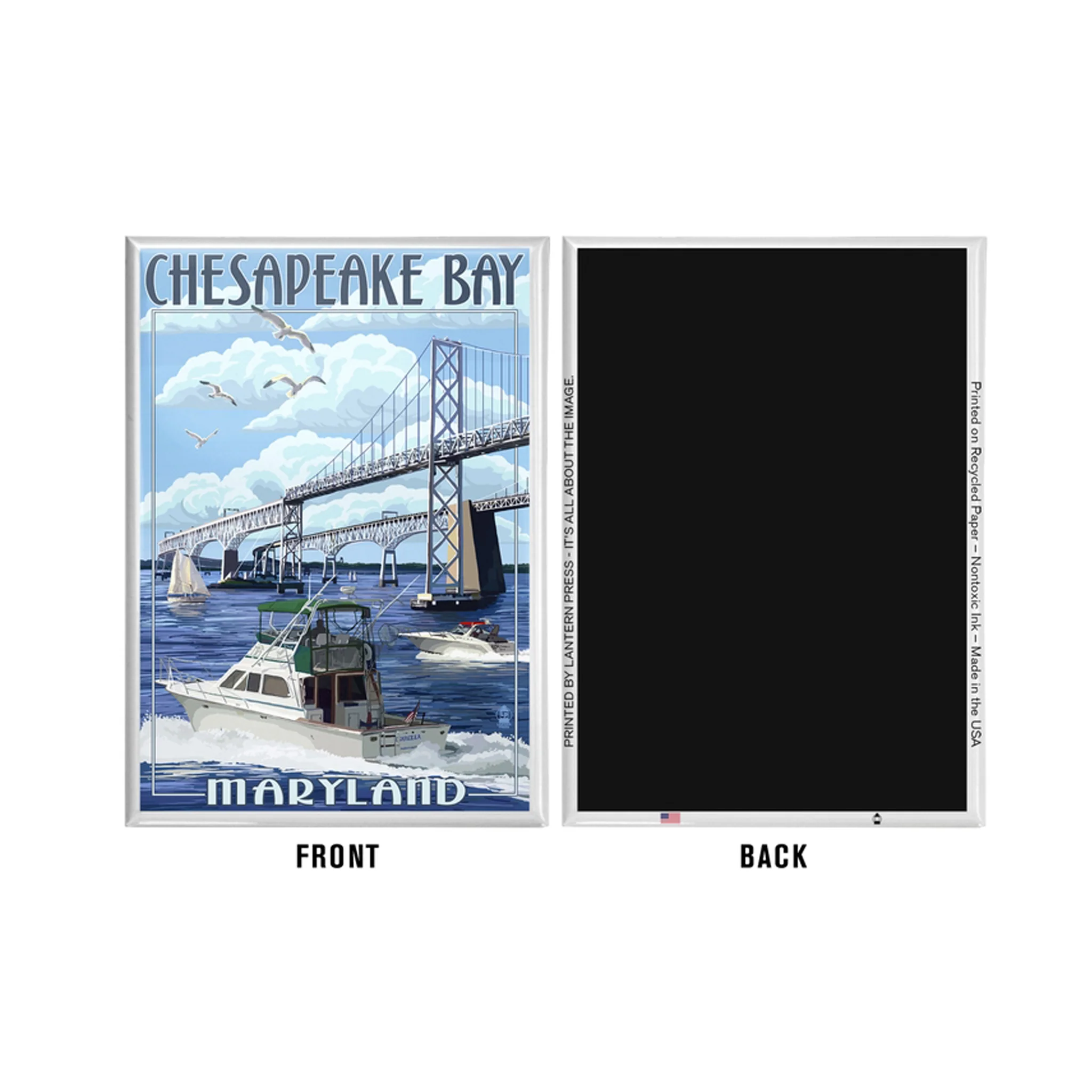 Chesapeake Bay Bridge Rectangular Magnet - Image 2