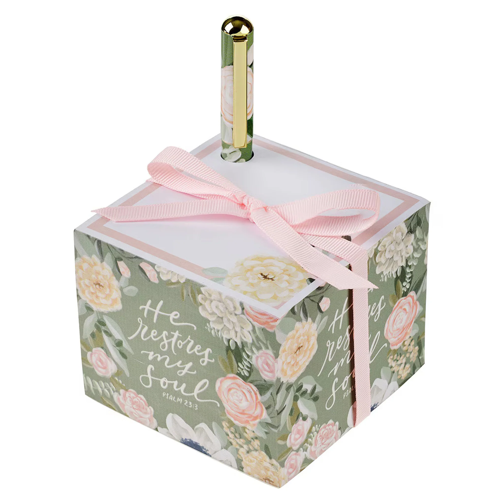 Christian Cube Notepad and Pen Set Assorted - Image 4