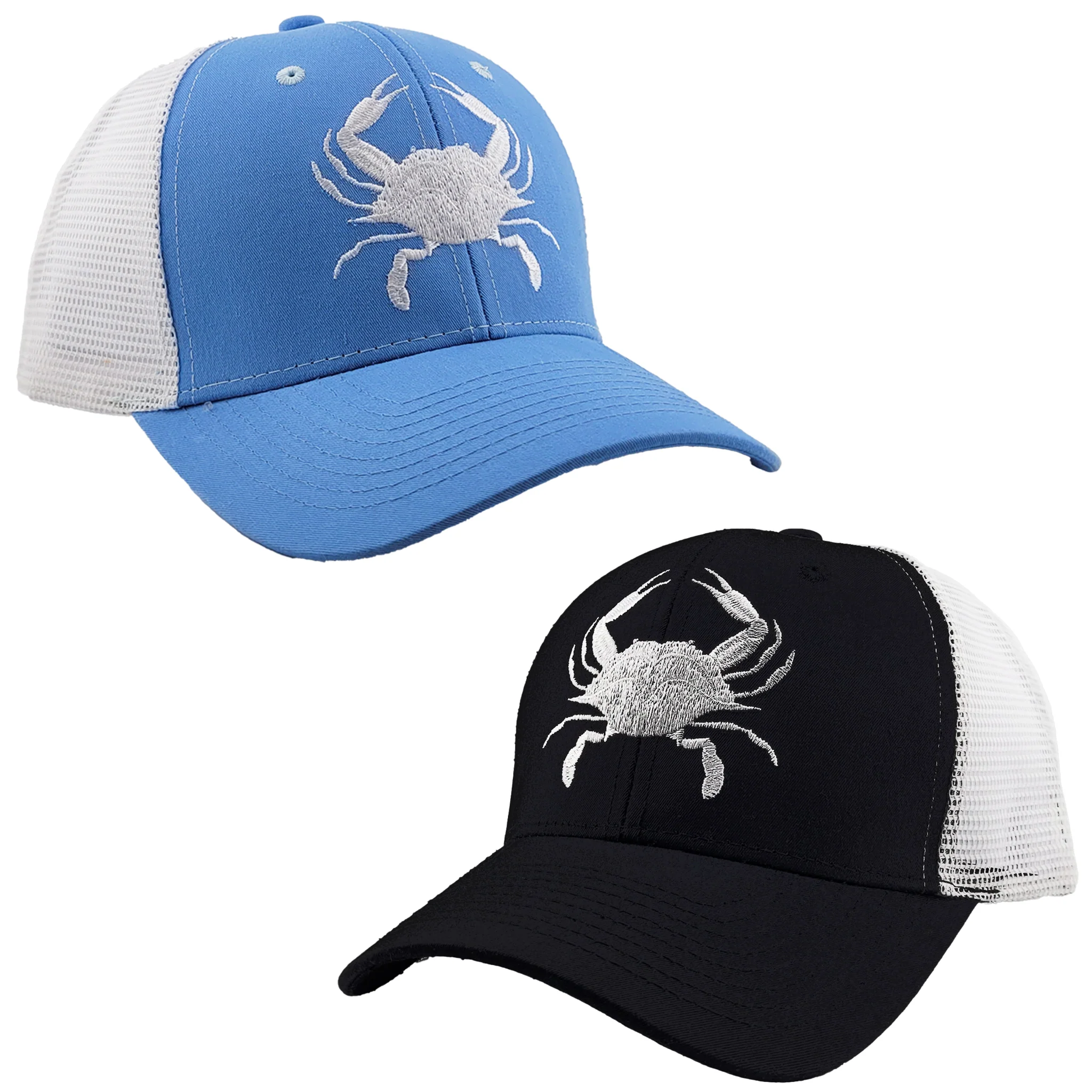 Crab Silouette Mesh Back Baseball Hat