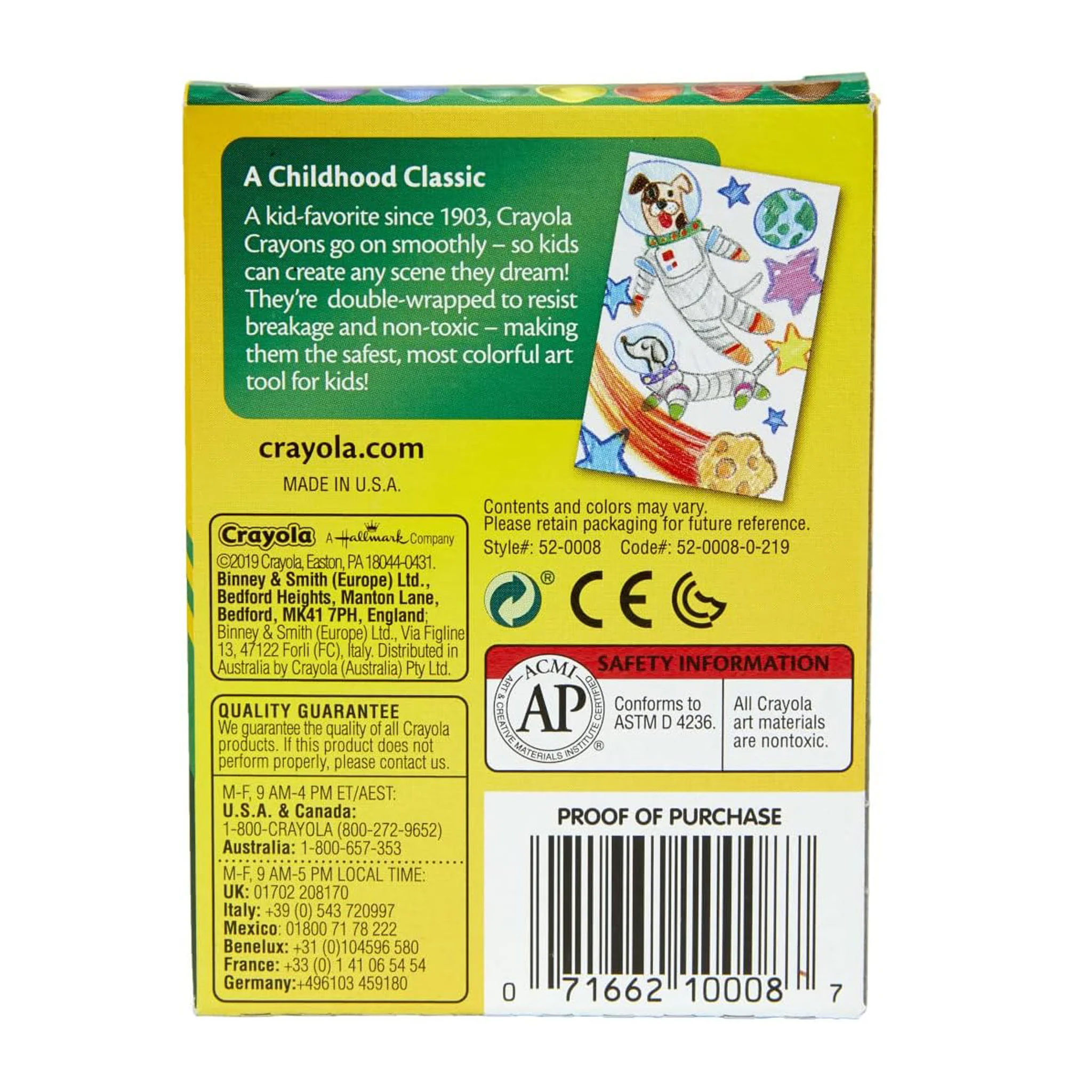 Crayola Crayons 8 Pack Tuck Box - Image 3
