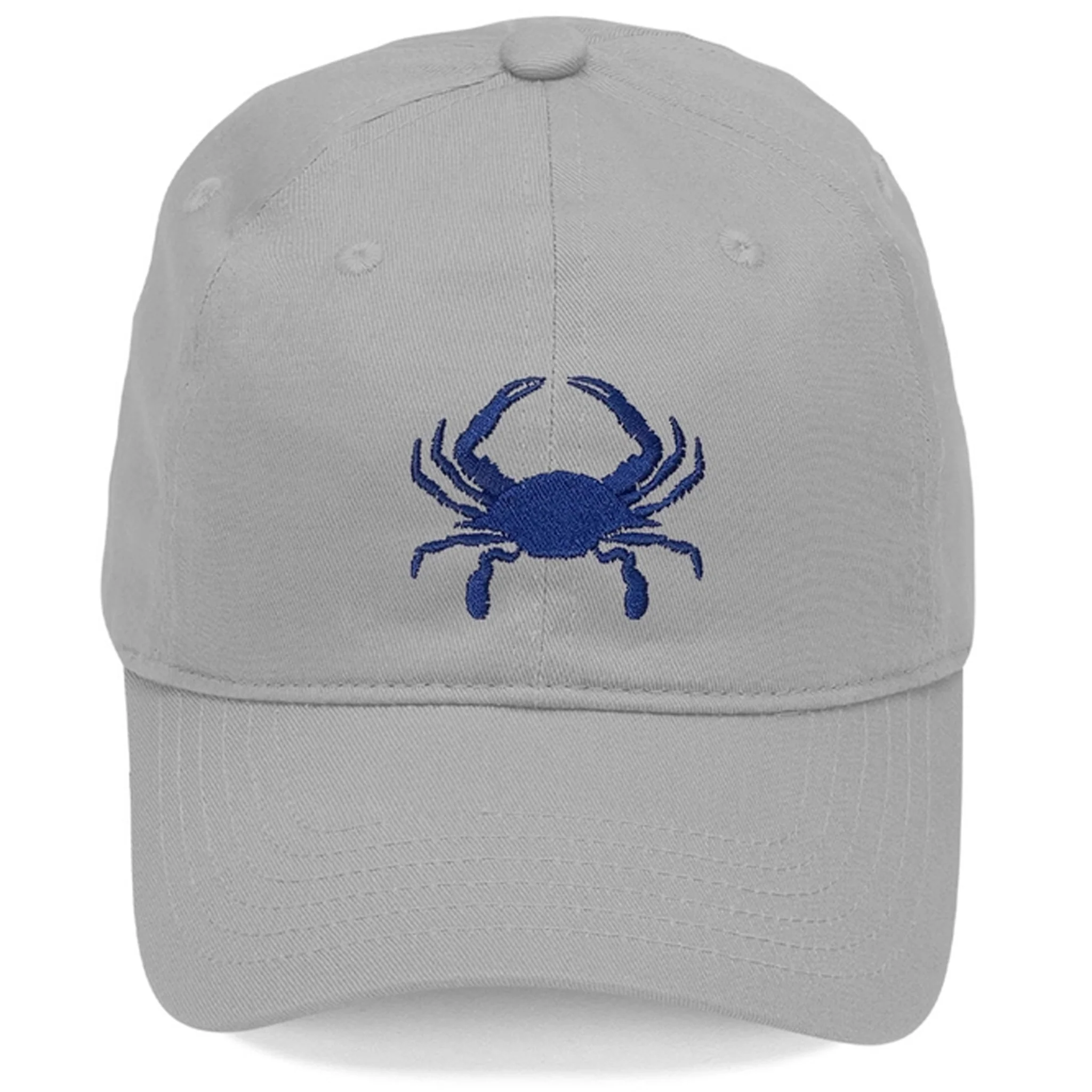 Embroidered Blue Crab Baseball Hat - Assorted Colors - Image 5