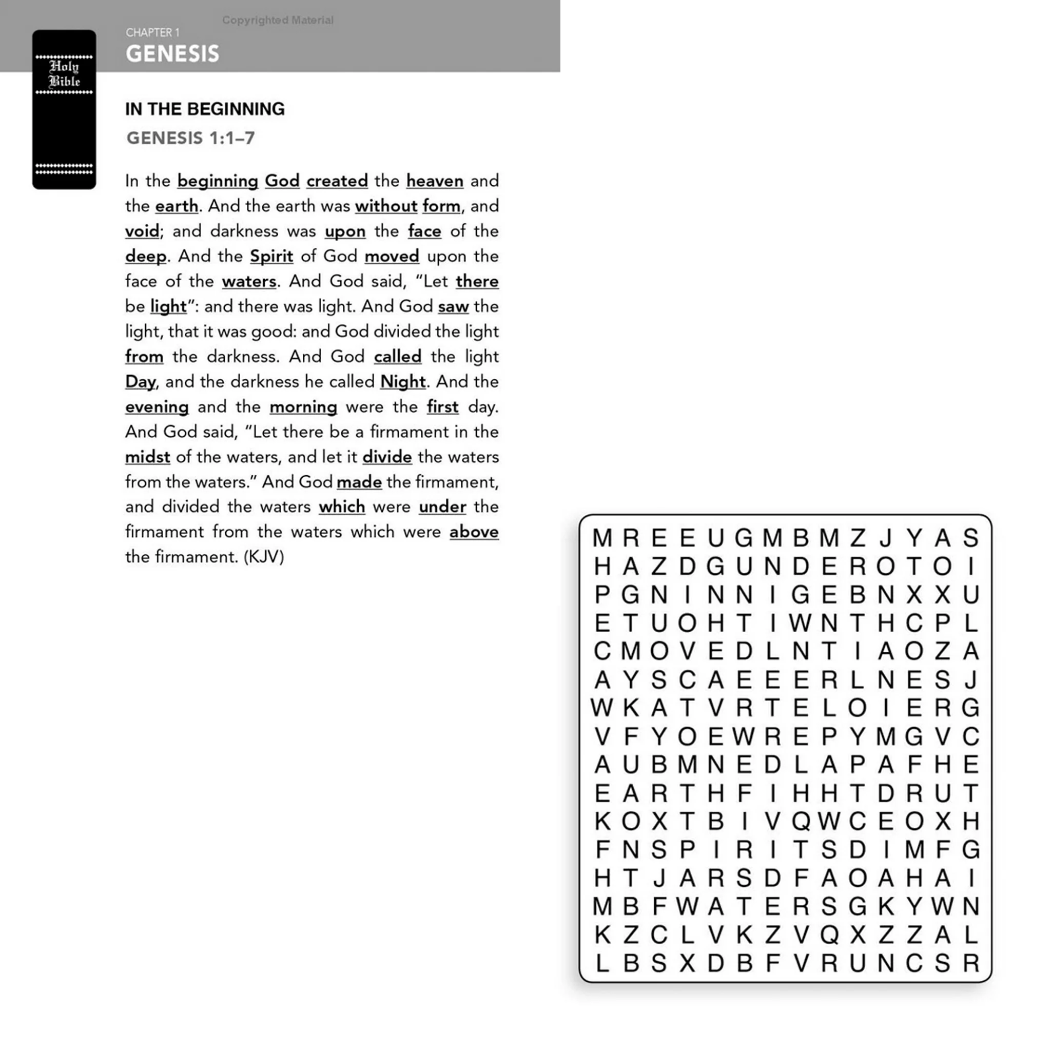 Everything Large Print Bible Word Search Book - Image 3