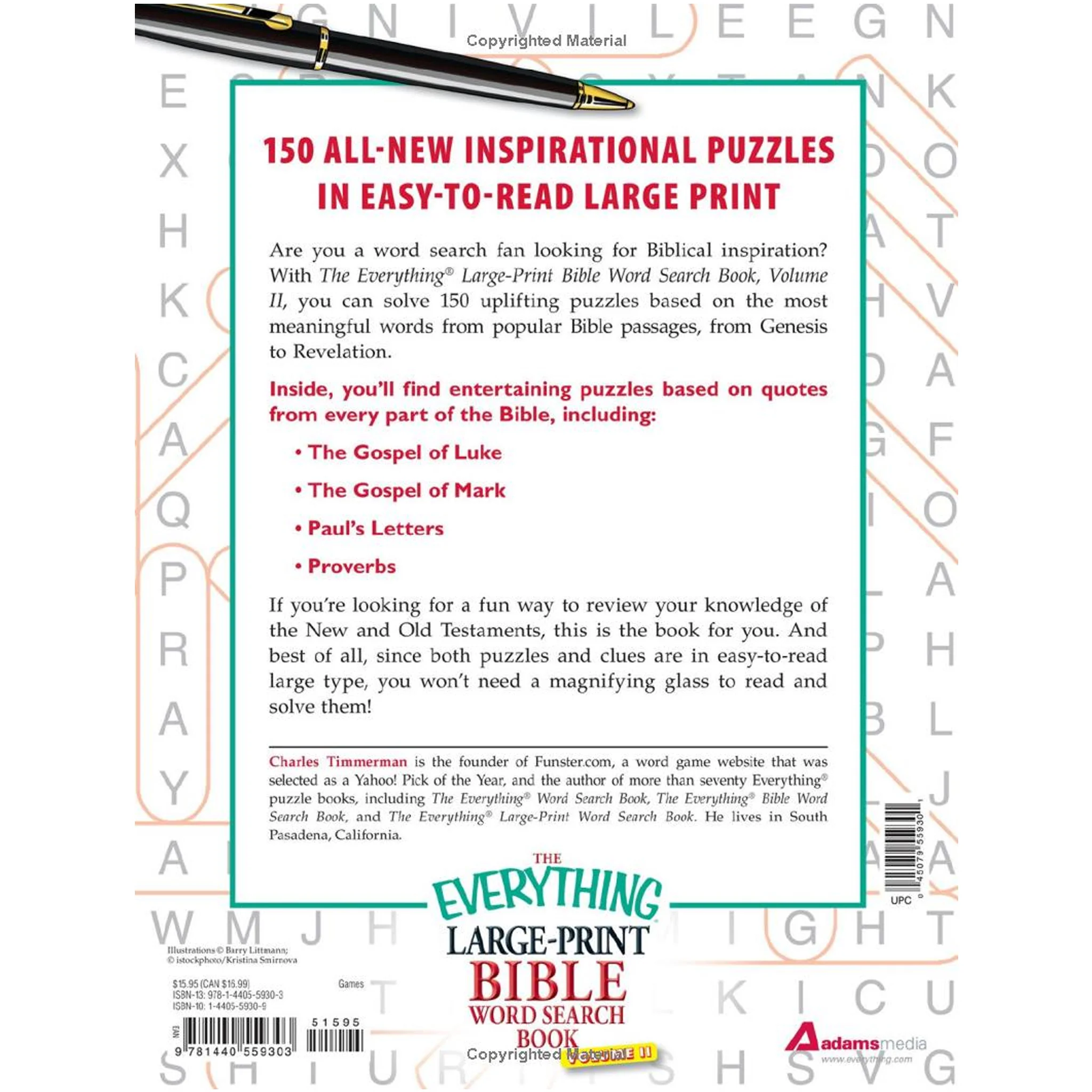 Everything Large Print Bible Word Search Book - Image 4