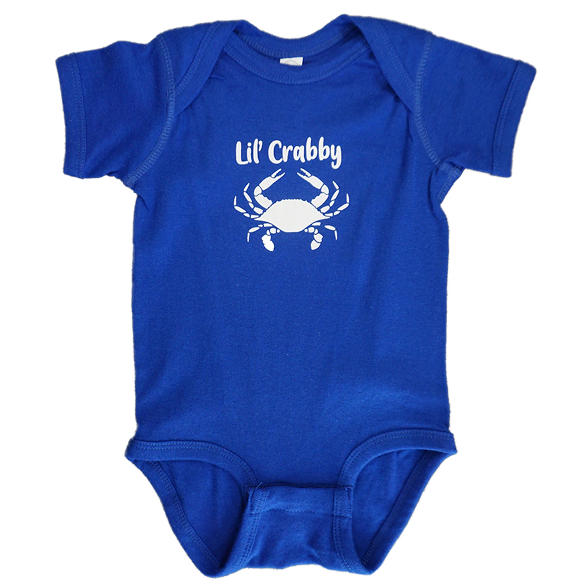 Lil' Crabby Royal Blue Onesie