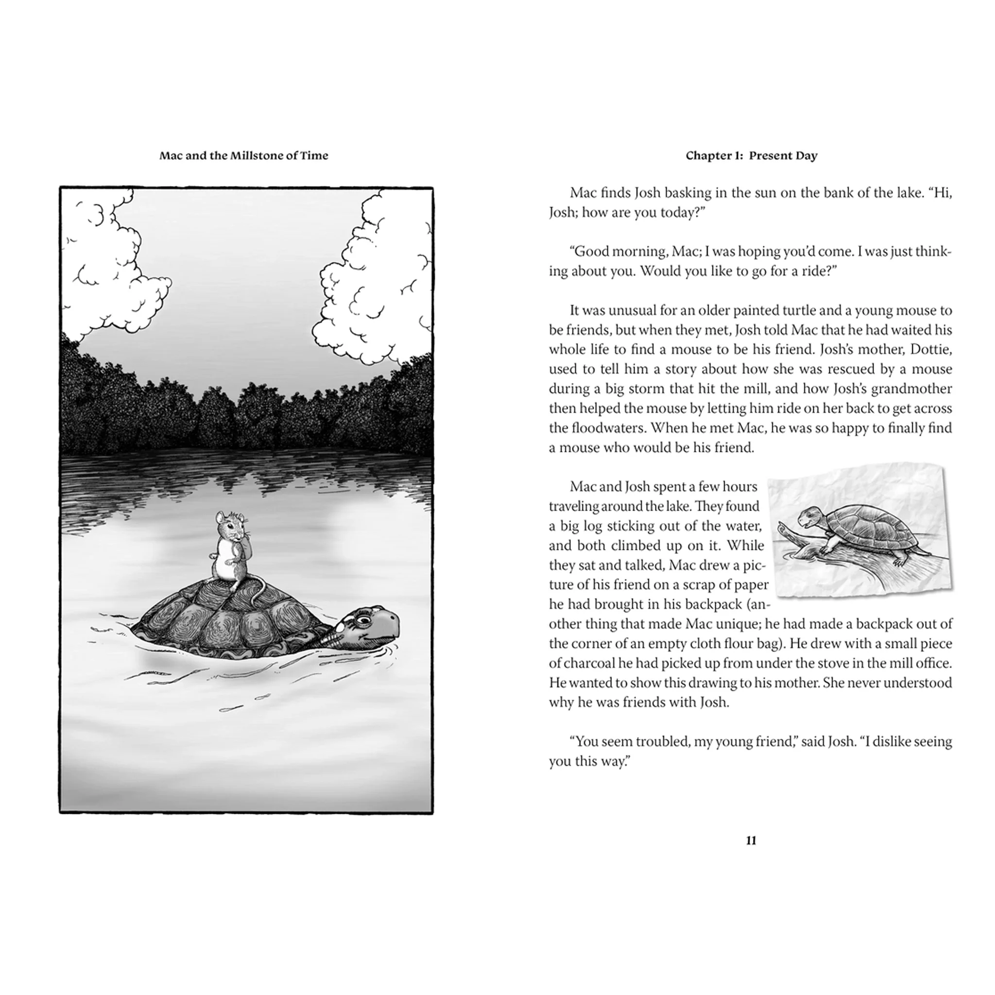 Mac and the Millstone of Time Children's Book - Image 3