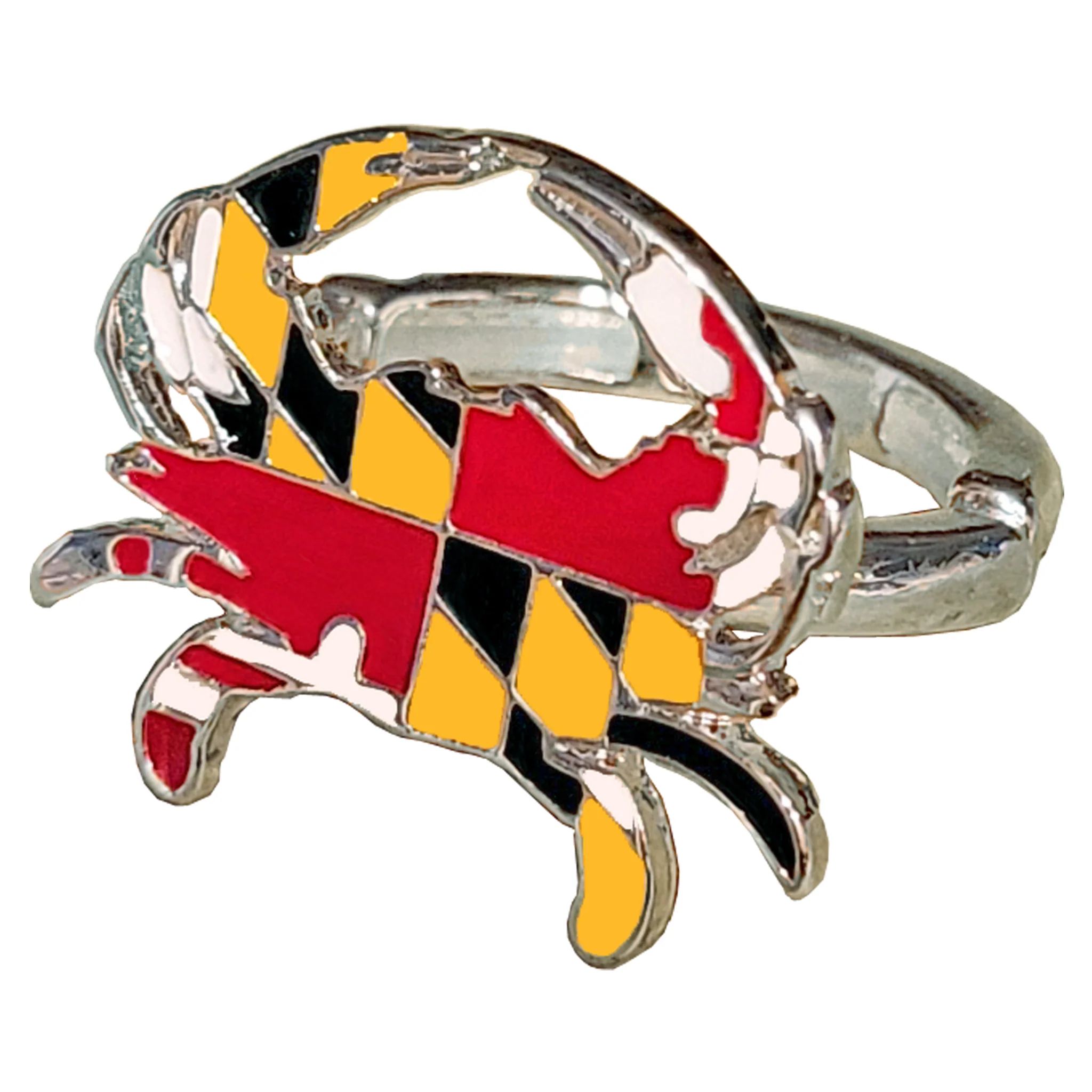Maryland Flag Crab Stretch Ring
