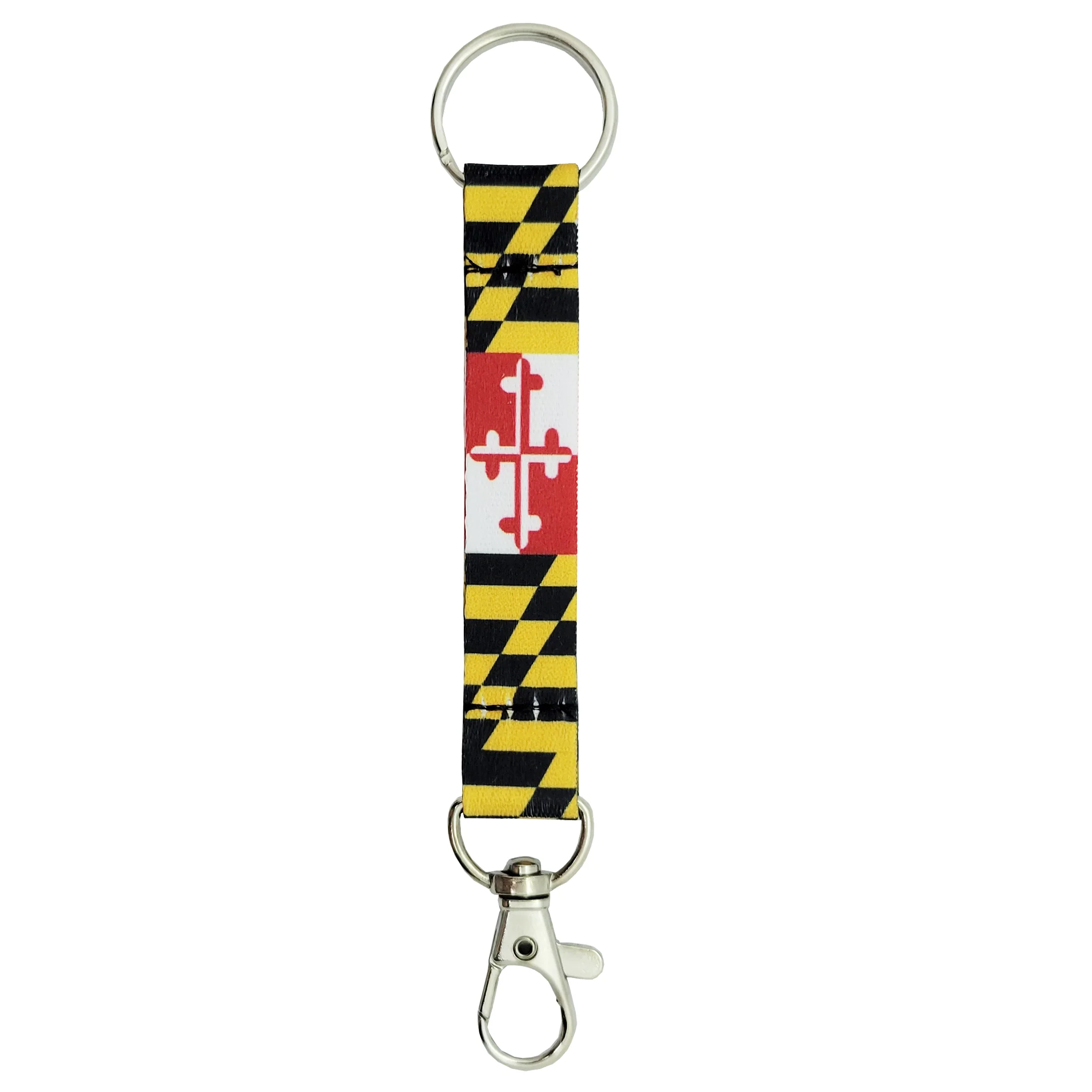 Maryland Flag Key Ring Mini Lanyard