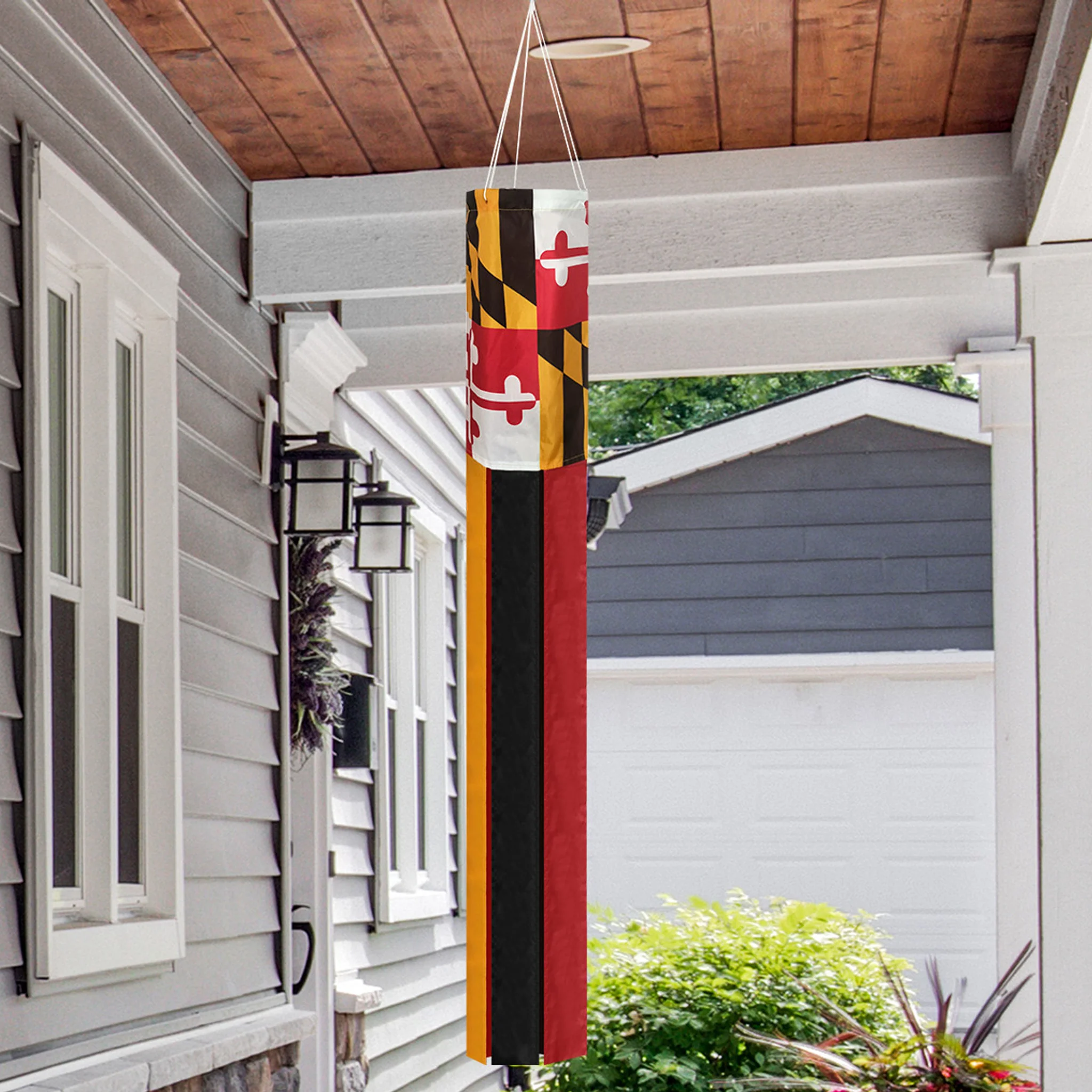 Maryland Flag Printed 40" Large Windsock - Image 3