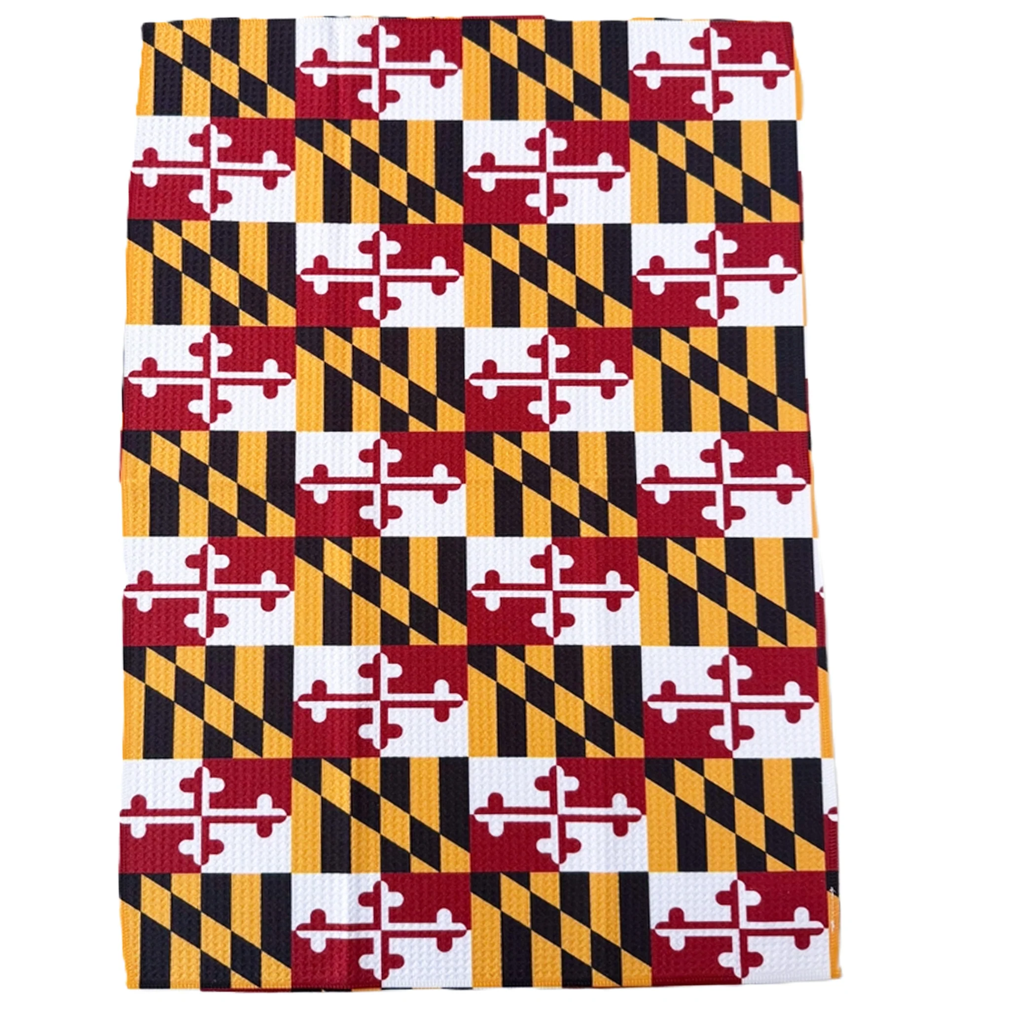 Maryland Flag Repeat Print Kitchen Towel - Image 3