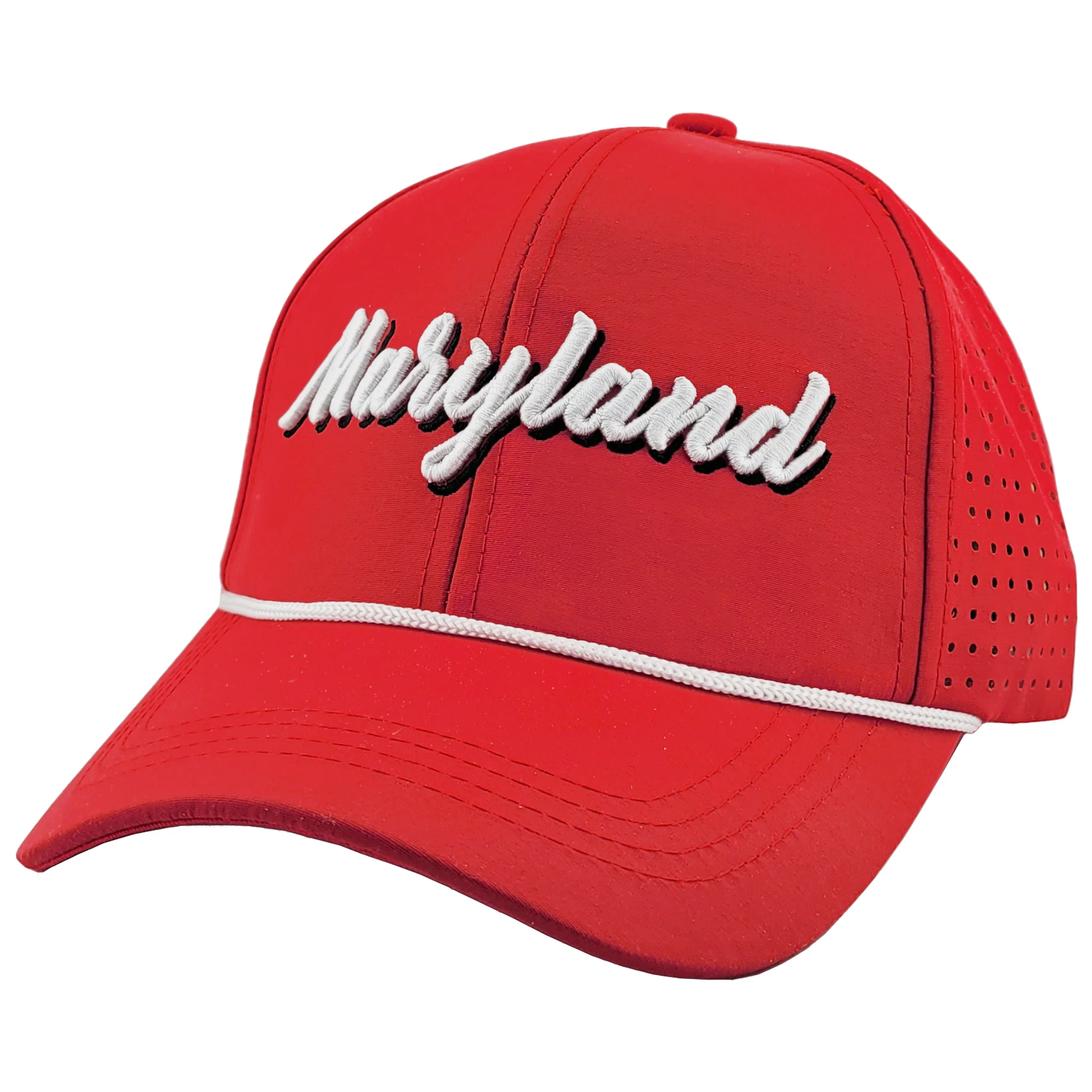 Maryland Raised Script Vented Side Baseball Hat - Image 2
