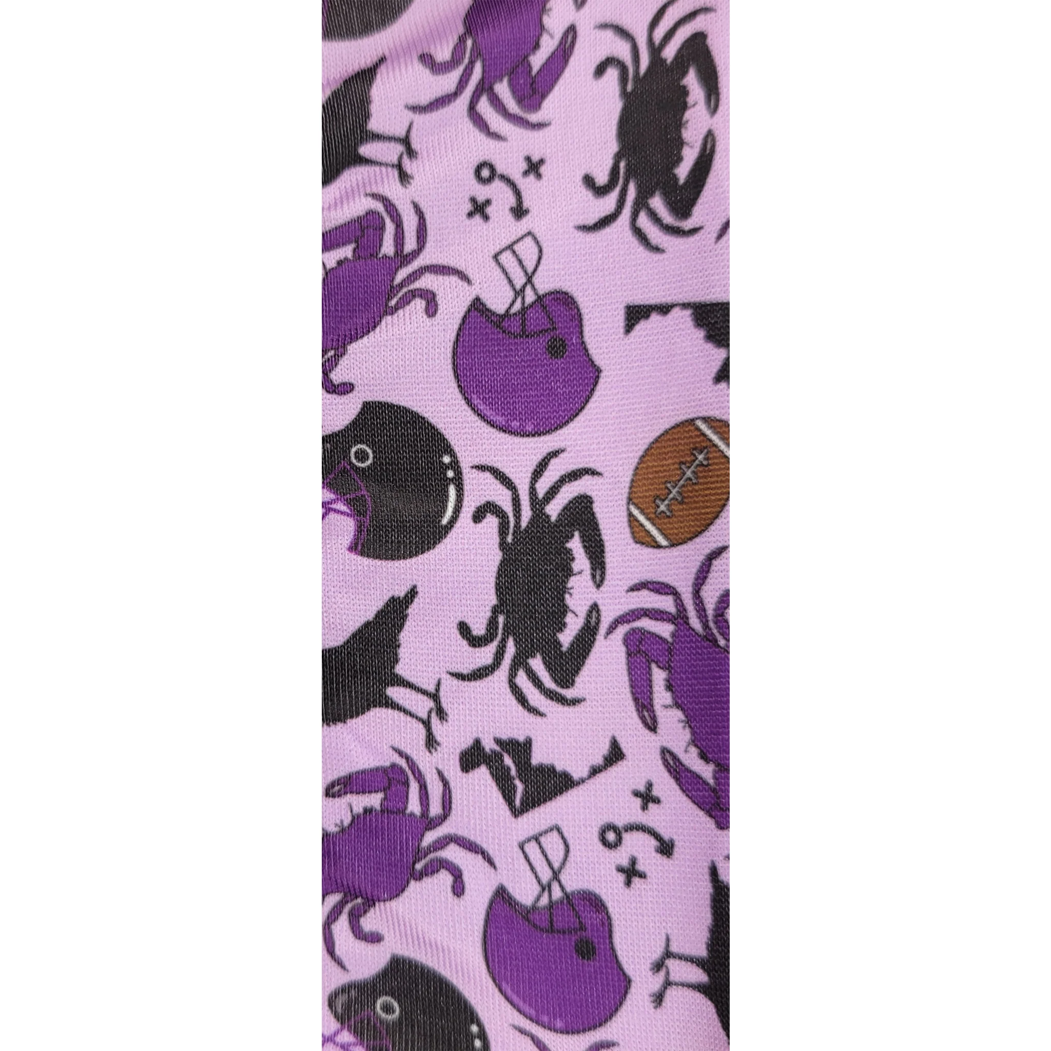 Maryland Raven, Crabs and Football Hair Scrunchie - Image 3