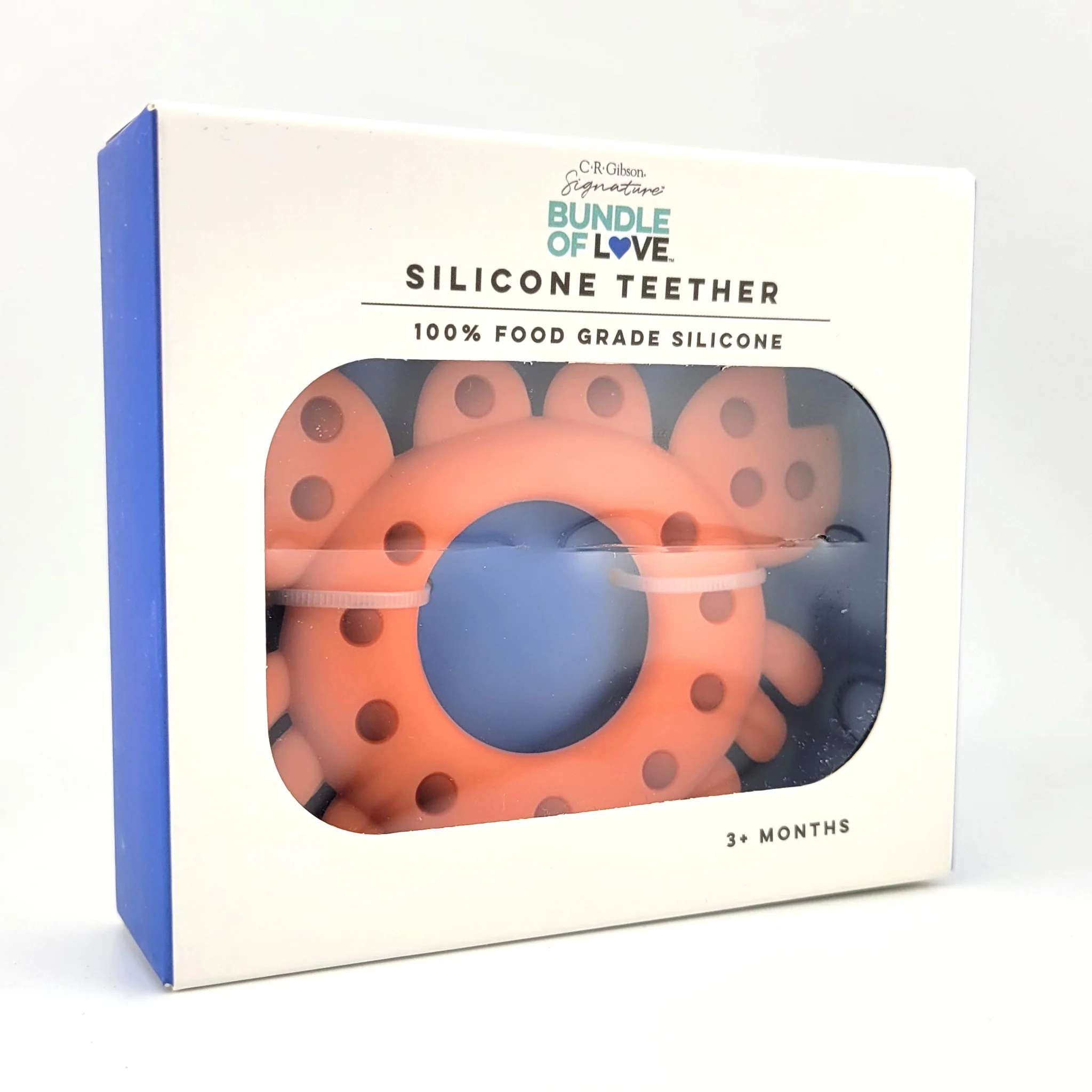 Orange Dots Crab Baby Silicone Teether - Image 5