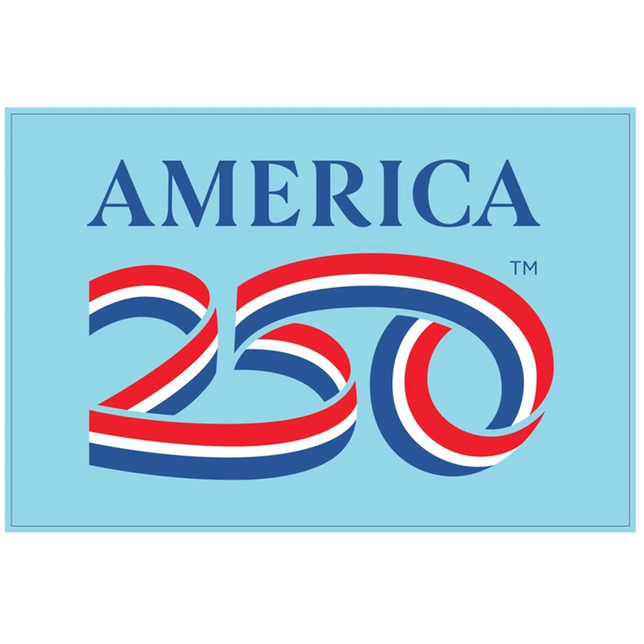 Postcard Light Blue America 250 Officially Licensed - Image 2
