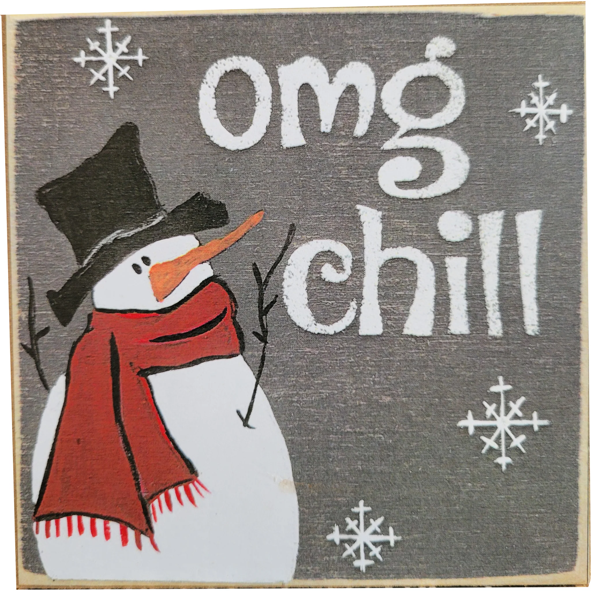 Print Block Sign 4"x4" Assorted Designs - Image 61