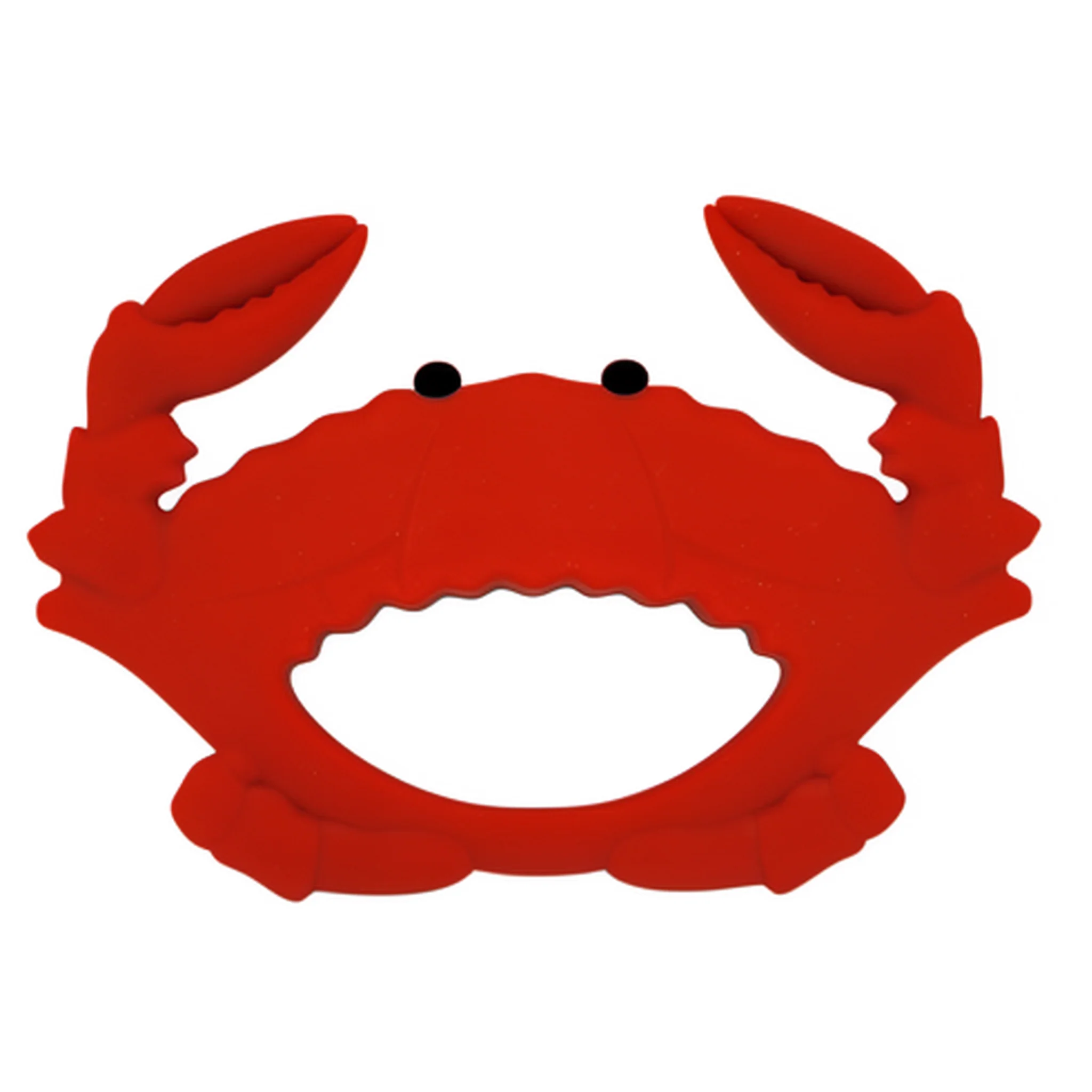 Red Crab Baby Silicone Teether
