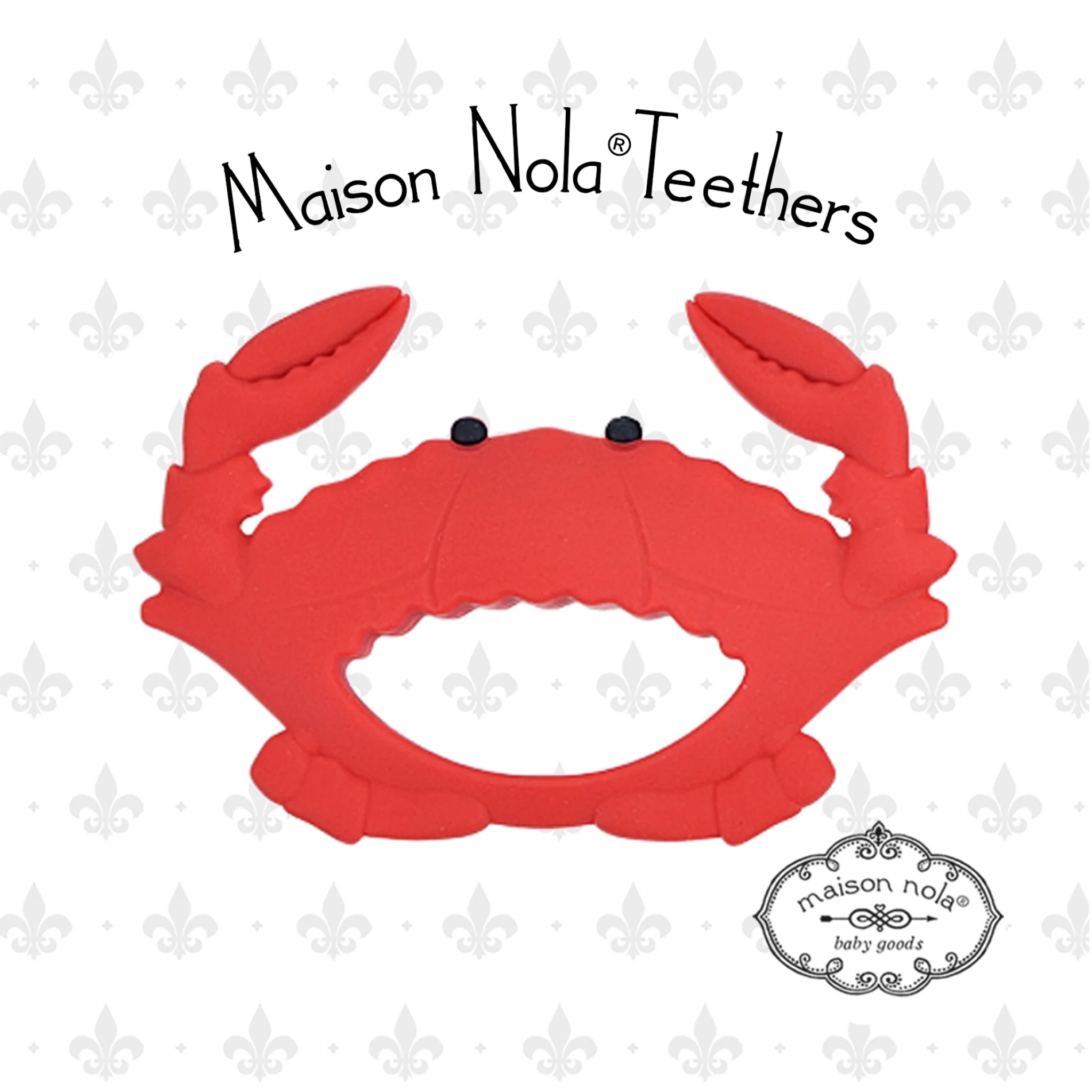 Red Crab Baby Silicone Teether - Image 5