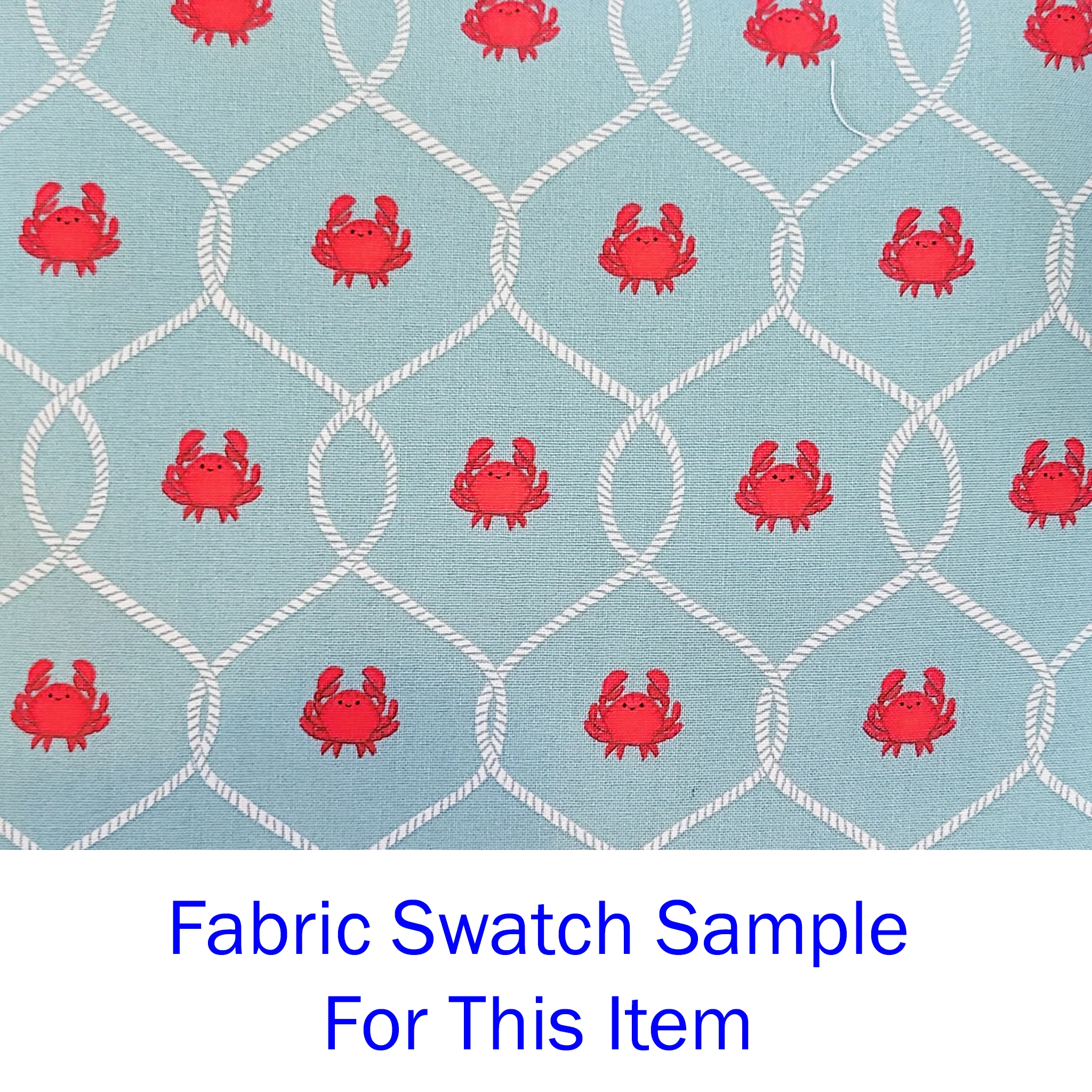 Red Crabs Net Microwave Bowl Cozy Potholder - Image 3