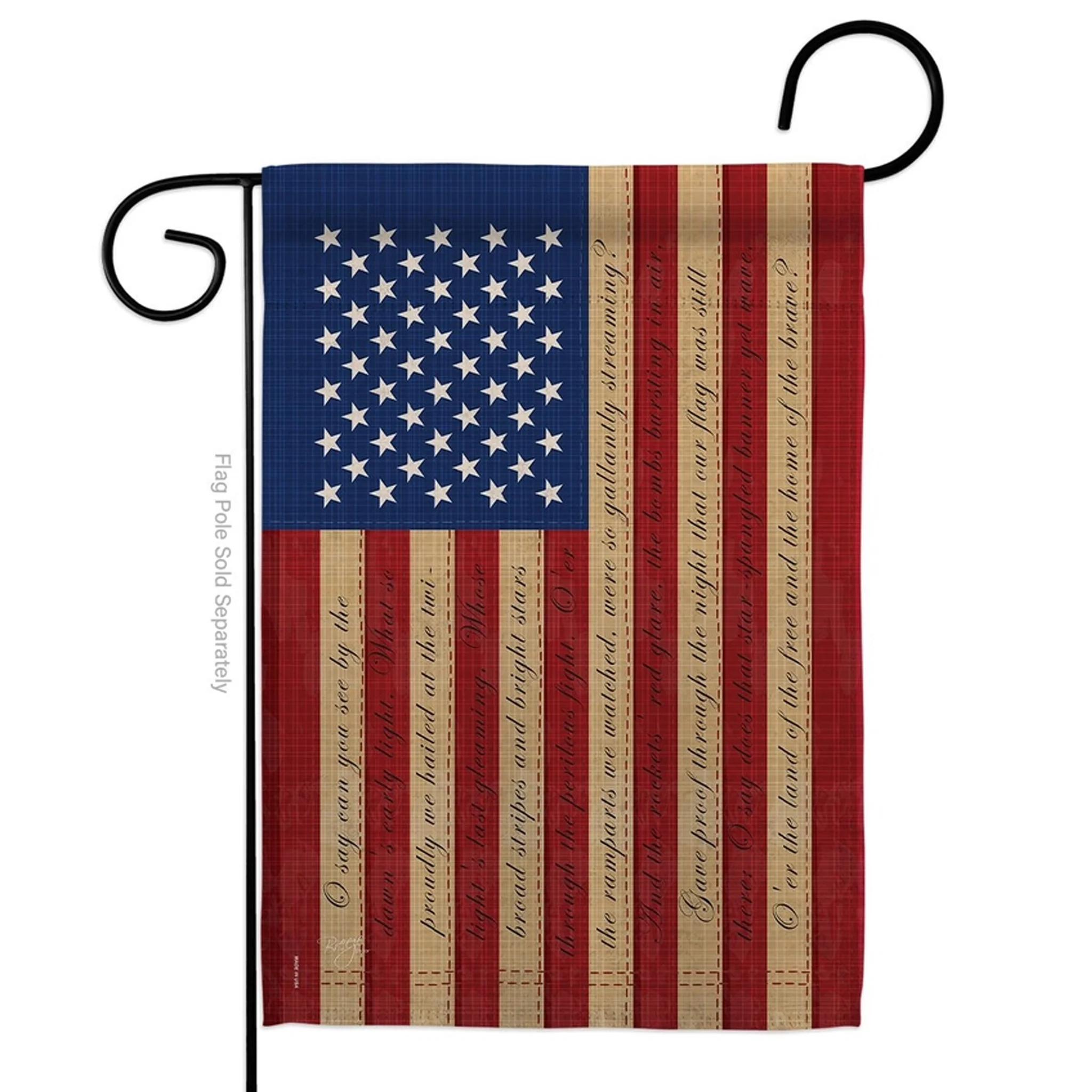Star Spangled American (Sleeve) Flag - Image 3