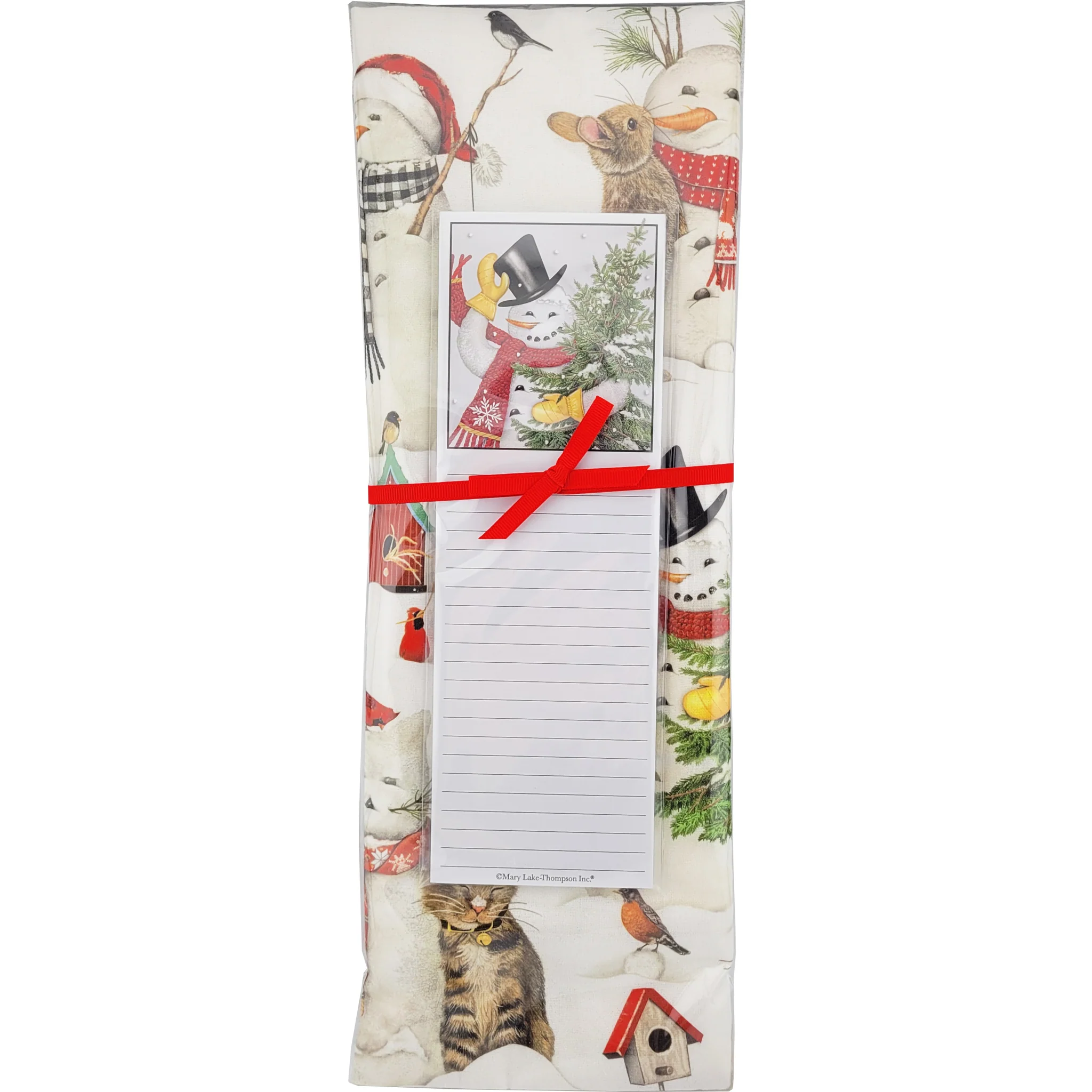 Towel and Notepad Set - Assorted Winter Designs - Image 2